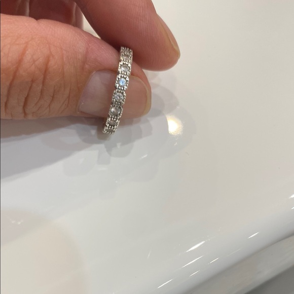 Kay Jewelers Silver Eternity Band - Picture 3 of 5